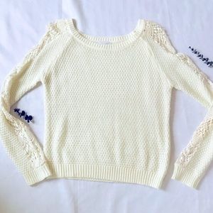 Delias Textured Lace Sweater